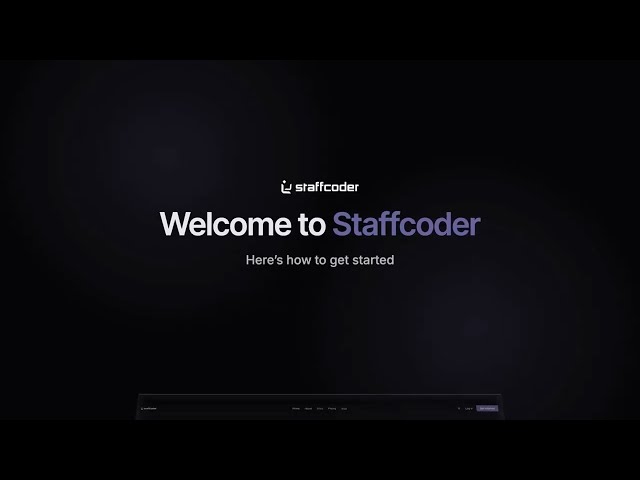 Getting Started with Staffcoder | Learn by Building Like a Real Engineer