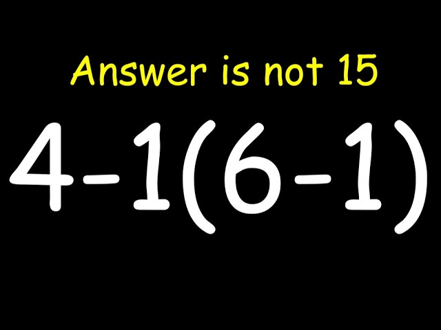Only 1 in 5 Can Solve This Math Problem!