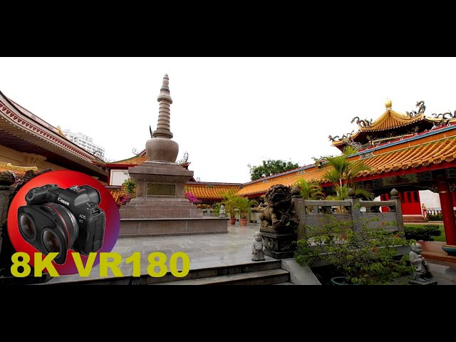 8K VR180 KONG MENG SAN PHOR KARK SEE MONASTERY Singapore Buddhist Temple Pt1 3D (Travel Videos/ASMR)