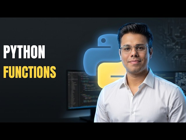 Python Mastery #25 | Python Functions Explained | Write Reusable Code Like a Professional ☕