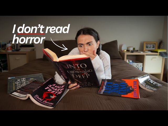 Reading Horror Books But They Progressively Get Scarier...
