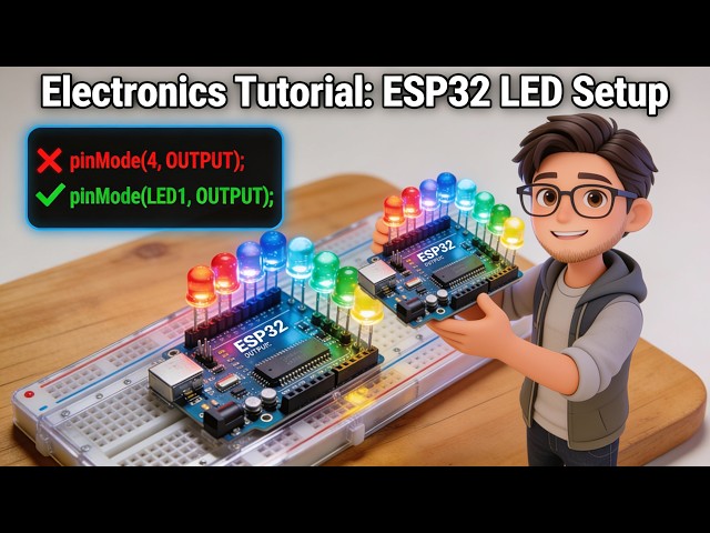 ESP32 Pin Declaration Explained: #define vs const int vs pinMode