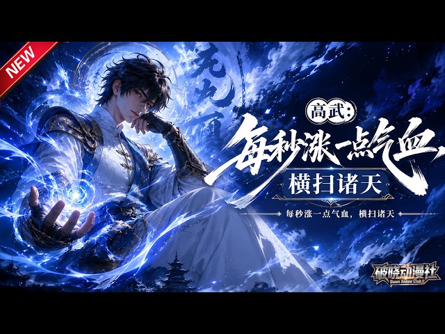 MULTISUB📢新番上线《高武：每秒涨一点气血横扫诸天》第1~51集丨身负血海深仇激活武道系统，闯试炼斩皇兽塑圣体，横扫诸天守护人族苍生！#最新漫剧 #破晓动漫社
