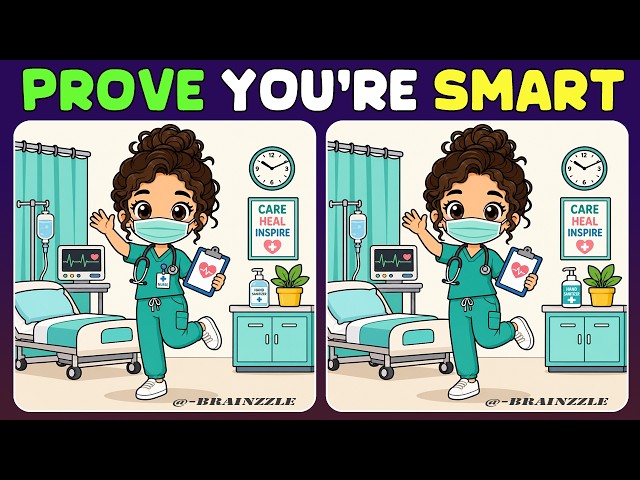 [Brain Training Spot the Difference]  Puzzle for Greater Brain Health!