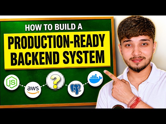 How to Build a Production-Ready Backend | Complete Backend Architecture Explained