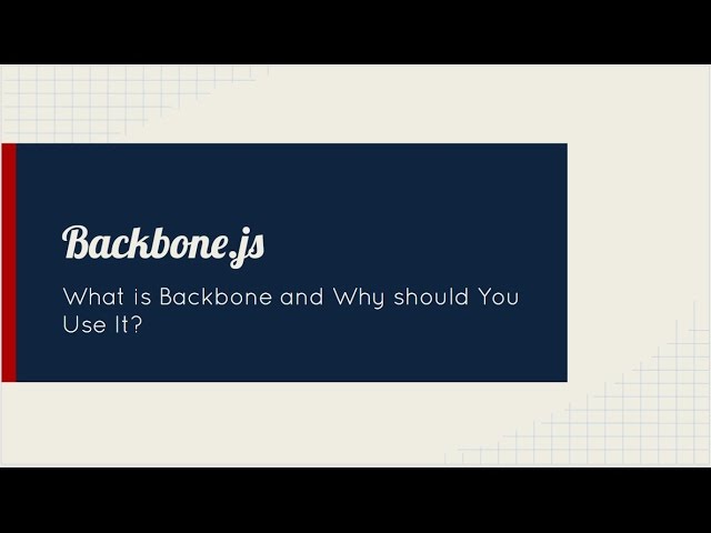 Intro to Backbone.js