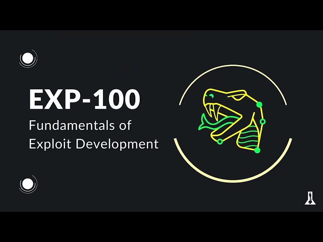 Introducing - EXP-100 | Fundamentals of Exploit Development