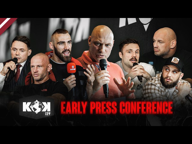 KOK 129 Early Press Conference | 🇱🇻 Latvia, Riga