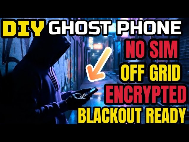 How to Build a Ghost + Survival Phone | Off-Grid Texting with Meshtastic | Blackout-Ready Comms!