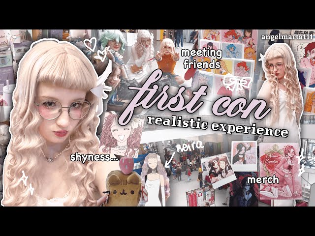 *REALISTIC* FIRST CONVENTION VLOG 🩰🦢 meeting friends, buying merch, food | Reira (Nana) cosplay