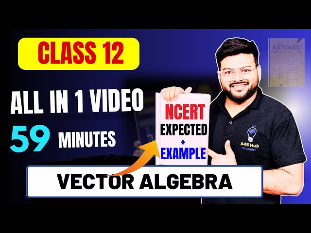 Expected and Repeated Question of Vector Algebra I Class 12 Vector Algebra I NCERT Expected Question