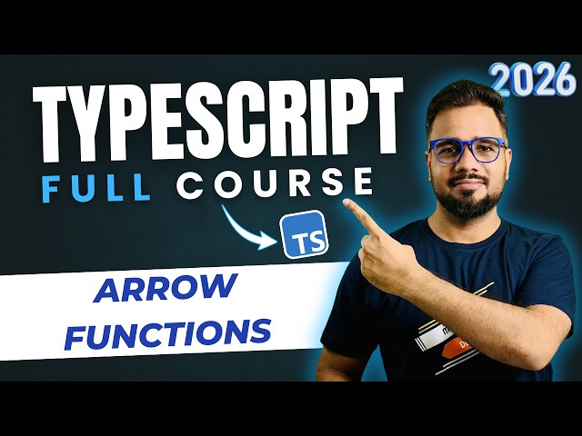 TypeScript Tutorial #29 - Arrow Functions