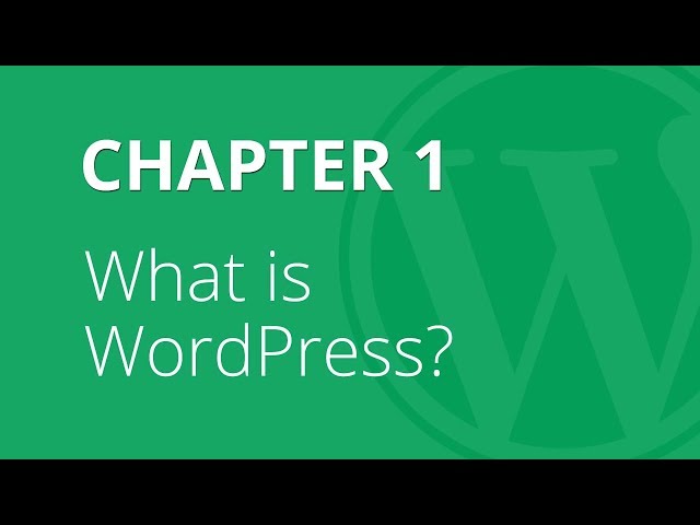 WordPress Tutorials 101 - What Is WordPress