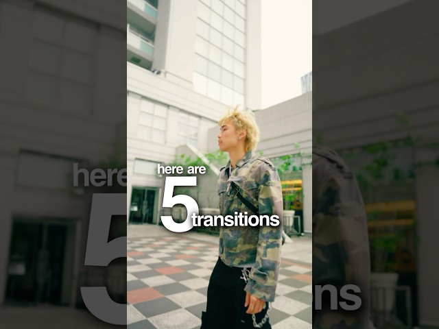 5 Transition Ideas 🎥✨#transition #tutorial #editing #howto