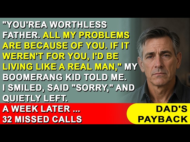 Called Me a Worthless Father My Son Did... A Week Later He Needed Me