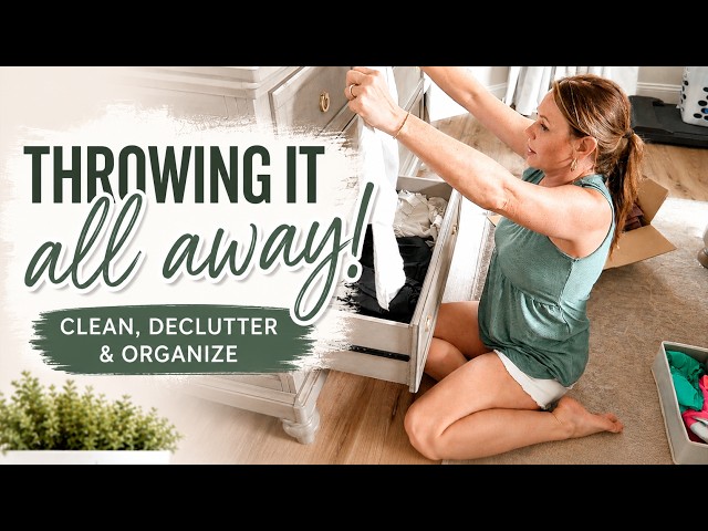 Throwing It ALL Away! 🗑️ Extreme Clean, Declutter & Organize Motivation