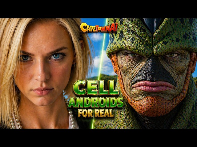 Cell Saga with Android 18  DBZ Live Action Remake For Real 🔥 #capetownai #dragonball #dragonballz