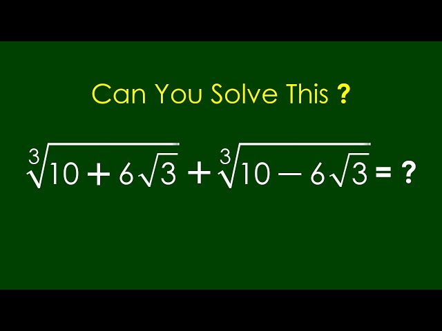 Germany | Can you solve this? | Math Olympiad