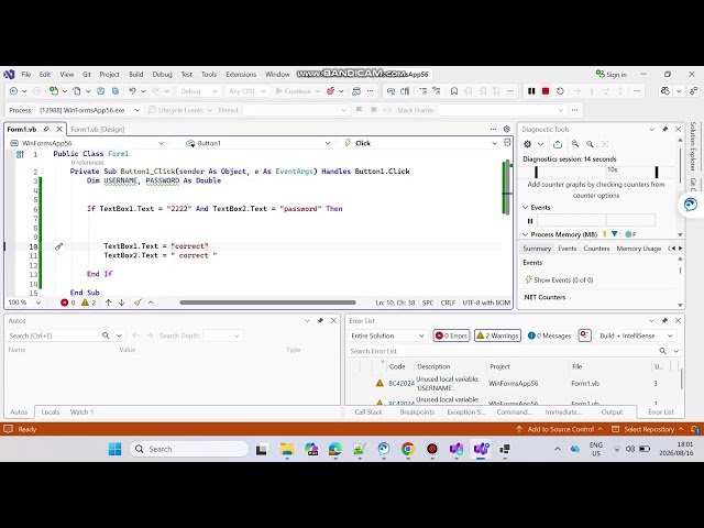 Visual Basic coding for beginners 