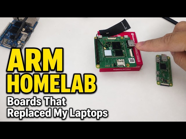 homelab From old laptops to minicomputers to ARM development boards