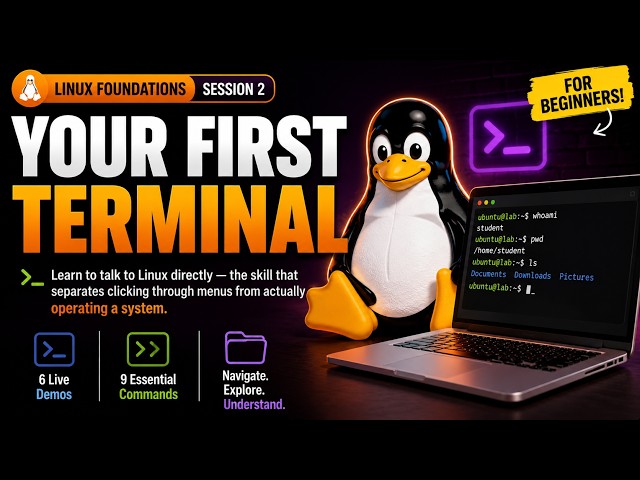 Linux Beginner's Course A-Z [Lesson 2]: Hands-On Tutorial | Classify