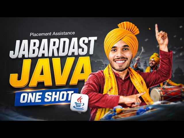Java Full Course | Learn Java in One Video (8 Hours) | Sagar Chouksey