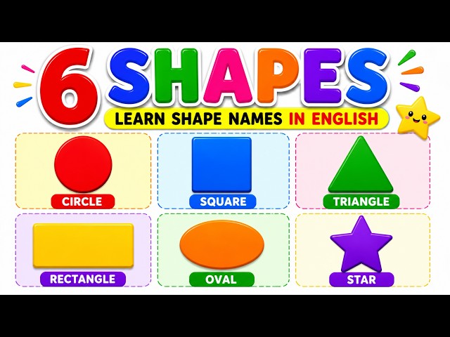 Shapes for Kids | Learn Basic Shapes in English
