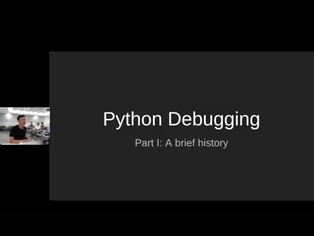 "Introduction to Debugging with Python" by Royce Hoe | PUGS Jan 2024