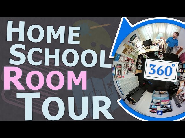 A Cozy, Creative Workspace | 360 Homeschool Room Tour