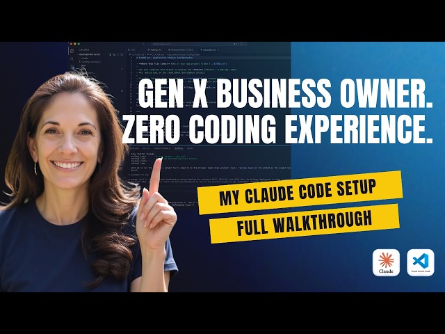 Gen X, Zero Coding — My Full Claude Code Setup Walkthrough