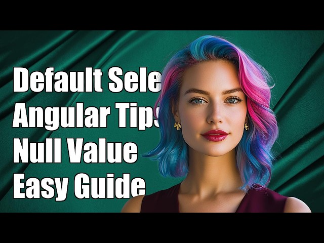 How to have a default "please select" option on an Angular select element with a null value for ...