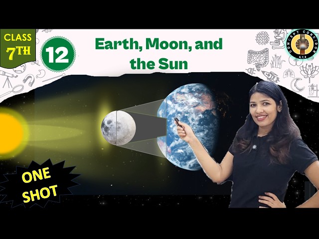 Earth, Moon, and the Sun | One Shot Explanation | Chapter 12 | Class 7 Science Curiosity