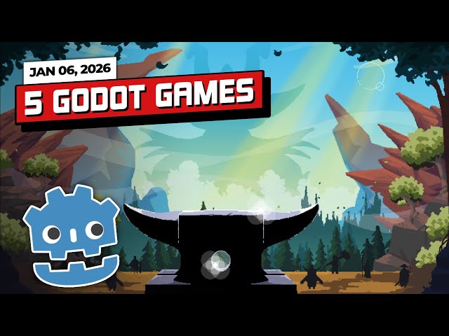 5 Games Made in Godot To Inspire You (01/06/26)