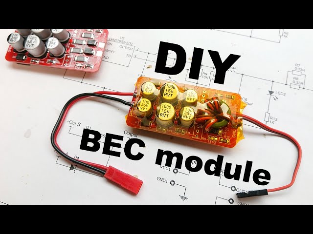 DIY redundant BEC module for RC models