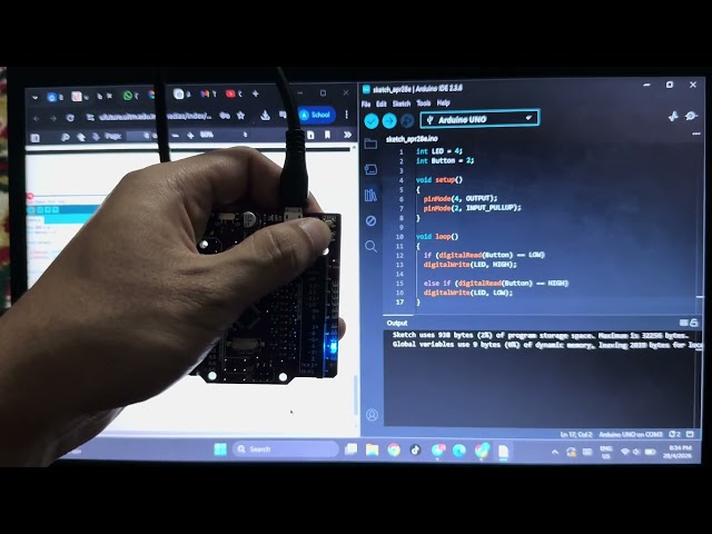 Lab 4 - Lesson 4: Push Button (Digital Input)