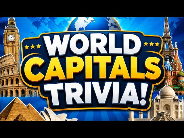 WORLD CAPITALS TRIVIA! Test your knowledge! CAN YOU GET ALL 10?? #trivia #quiz 