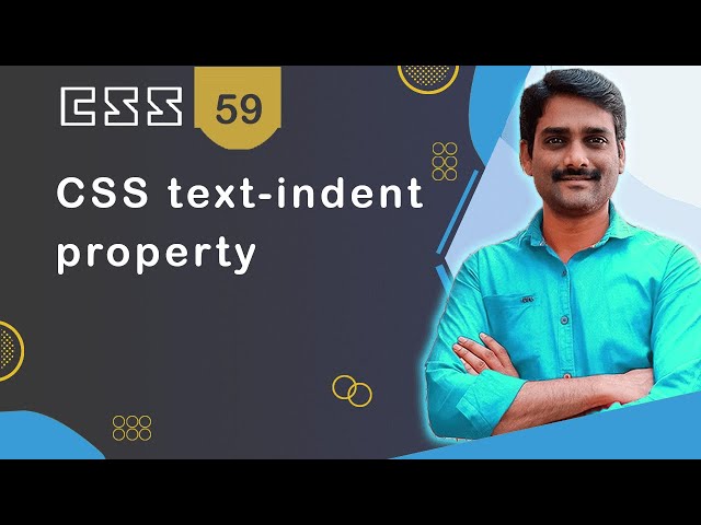 CSS text-indent Property | Indent First Line - CSS Tutorial 59 🚀