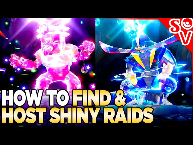 How to Find & Host Shiny Raids in Pokemon Scarlet and Violet