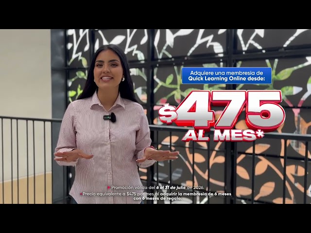 Your summer includes English | Quick Learning Online from $475 a month