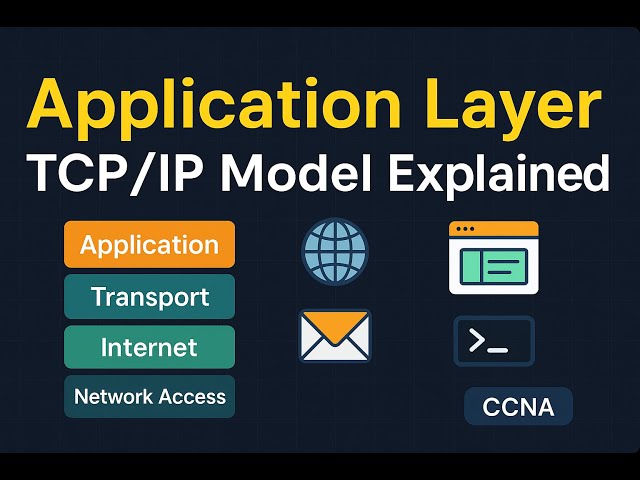 Understand Application Layer with Real-Life Examples | TCP/IP Networking Tutorial