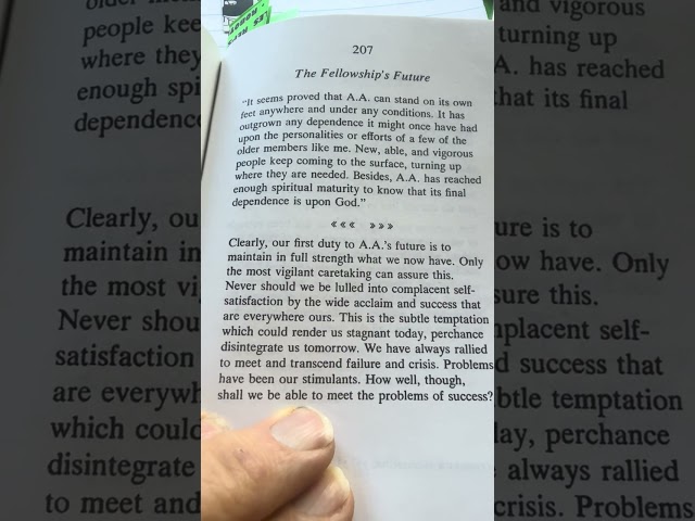 As Bill Sees It unity part two