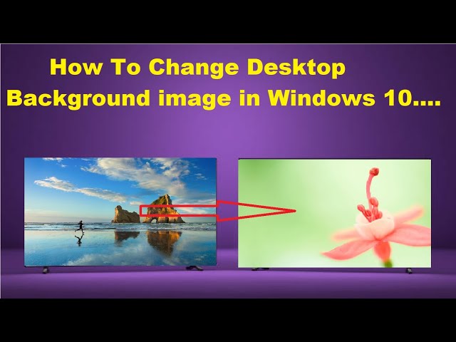 How To Change Desktop Background image in Windows 10 - Tutorial - Quick Tech Tips