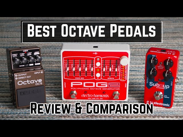 Best Octave Pedals - Boss OC-5 vs Sub 'n' Up vs POG2 Review and Comparison