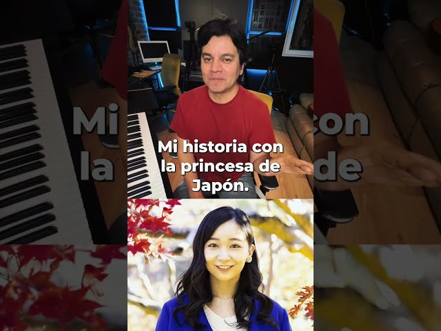 Lucho Quequezana y la princesa de Japón