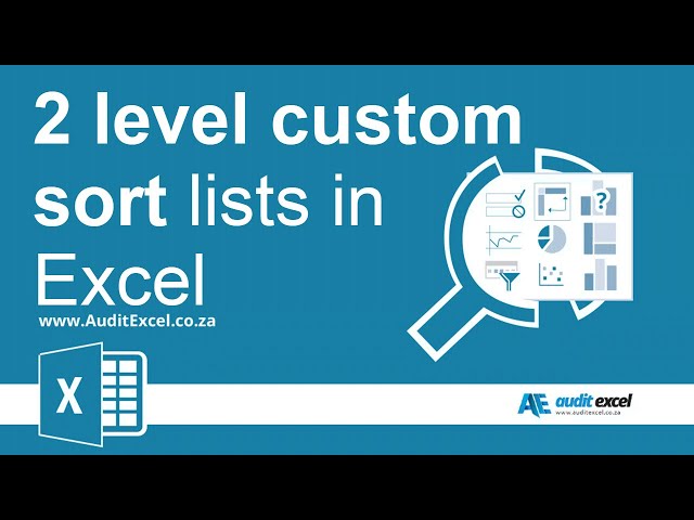 Two level custom sort in Excel