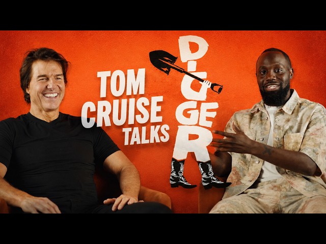 Tom Cruise Talks Digger w/ Straw Hat Goofy