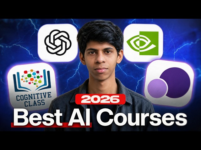 The 10 FREE AI Courses You Need to Master AI in 2026
