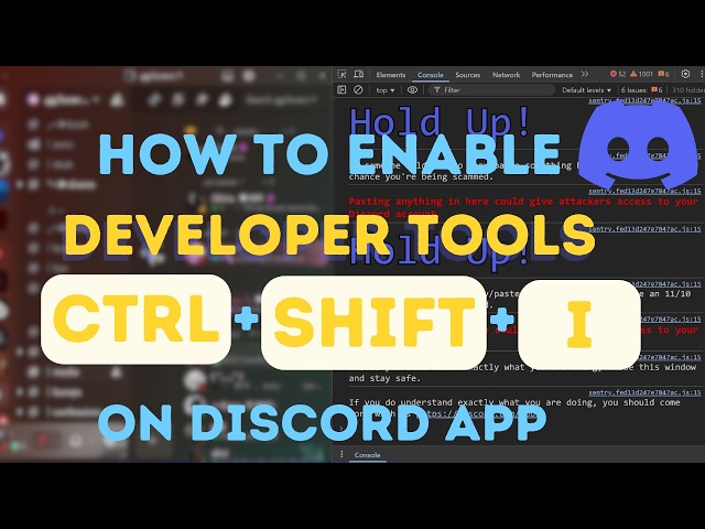 How to enable developer tools on discord | CTRL + SHIFT + I (2026)