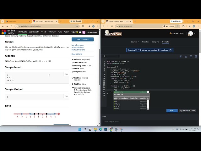 VOI 11 Bài 4 - Nối điểm đen trắng | C++ Solution | by TienLee