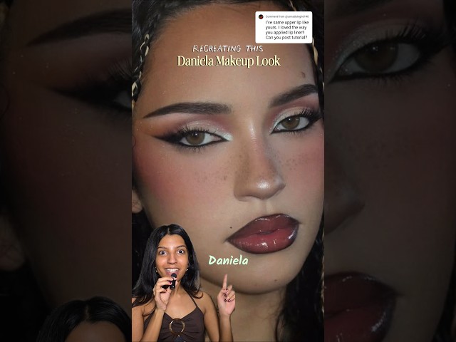 Recreating Daniela from Katseye's Makeup✨️ #makeup #katseye #shorts
